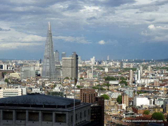 Part of the London Skyline including The Shard