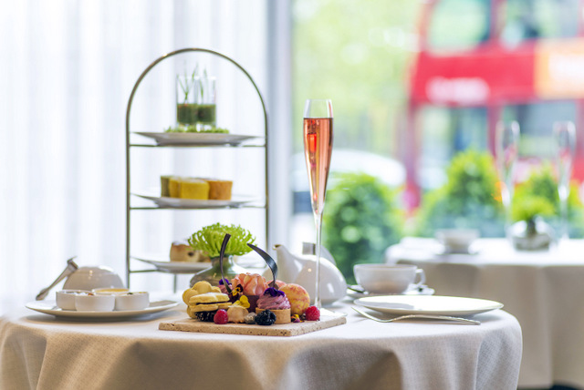 "Scents of Summer" Afternoon Tea. Photo courtesy InterContinental London Park Lane Hotel
