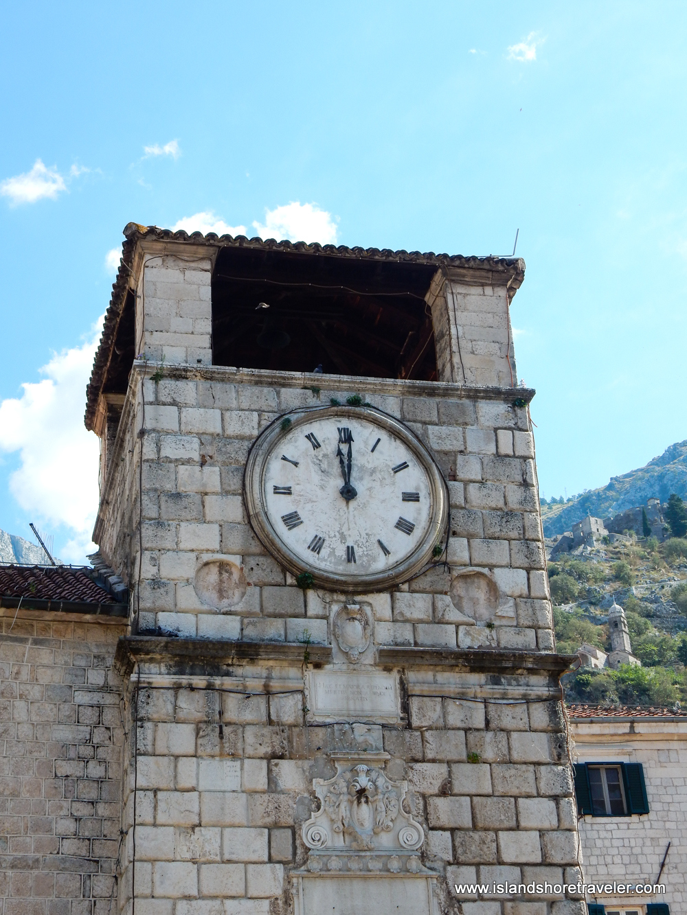 Clock Tower in Kotor's Old Town