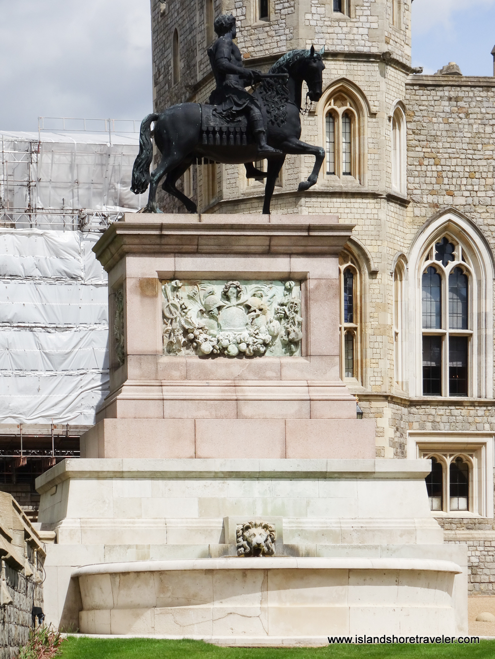 Charles II Bronze Statute at Windsor Castle
